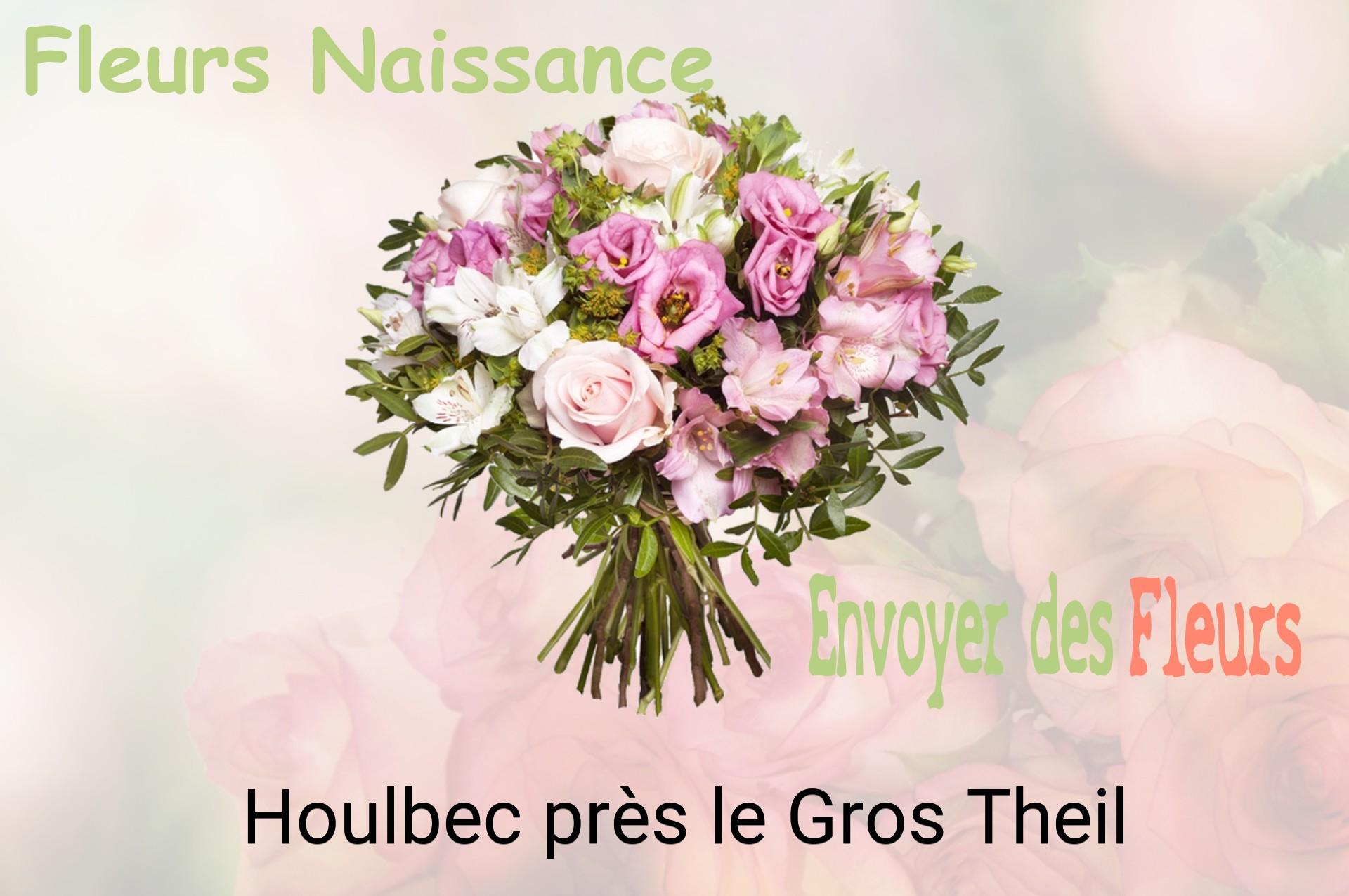 Bouquet de fleurs de naissance livré à Houlbec-près-le-Gros-Theil