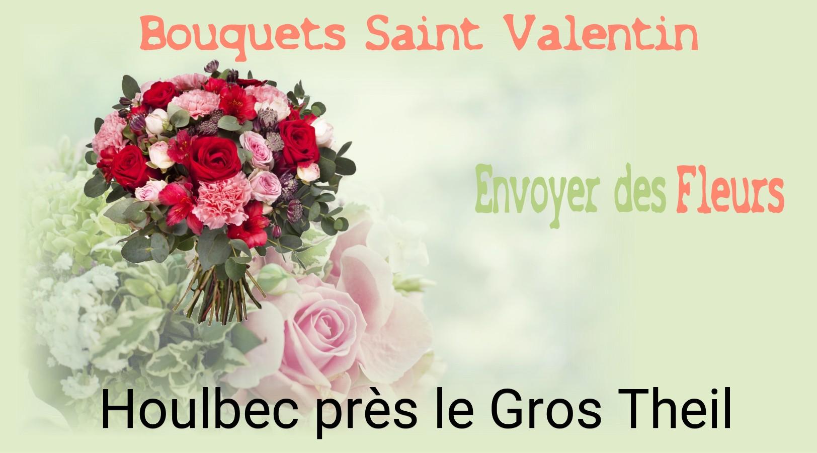 Roses de Saint-Valentin livrées à Houlbec-près-le-Gros-Theil